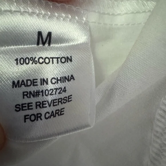 Hester & Orchard White Embroidered Button-Up Blouse – Size M - Picture 6 of 11